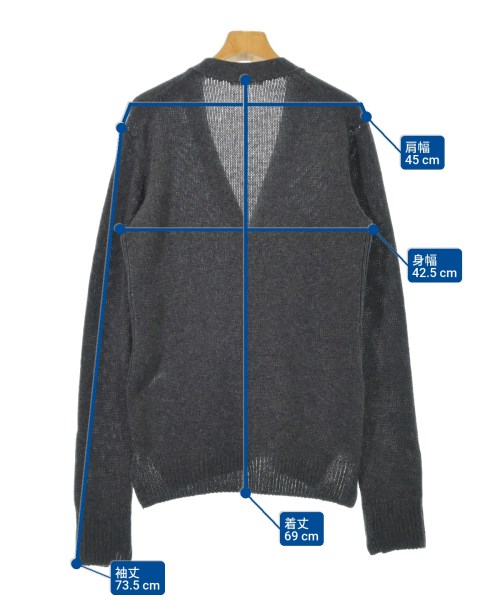 CELINE（セリーヌ）カーディガン グレー サイズ:XS レディース/2200610042225