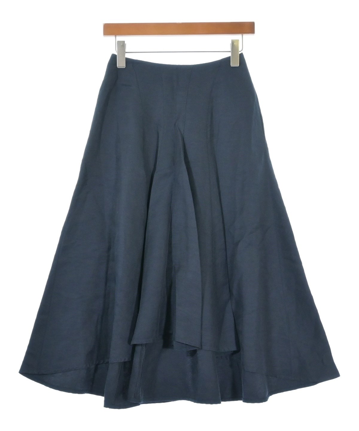 CELINE（セリーヌ）ロング・マキシ丈スカート 紺 サイズ:34(XXS位