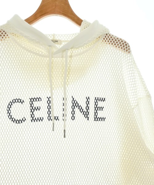 CELINE（セリーヌ）パーカー 白 サイズ:XL レディース/2200622457017