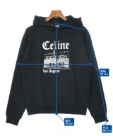 CELINE（セリーヌ）パーカー 黒 サイズ:XS メンズ/2200623123041