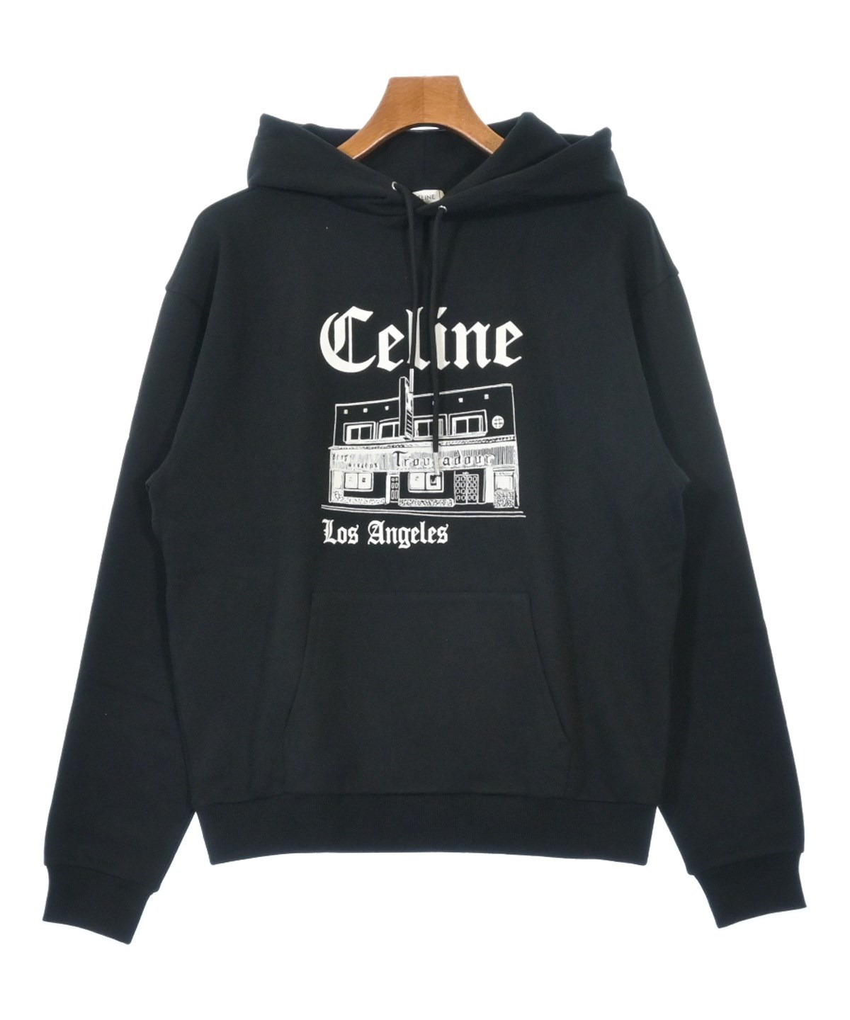 CELINE（セリーヌ）パーカー 黒 サイズ:XS メンズ/2200623123041