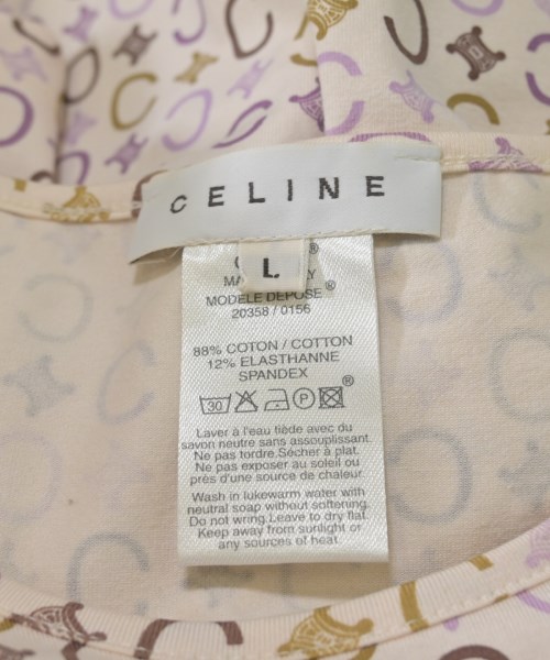 CELINE（セリーヌ）Tシャツ・カットソー ベージュ サイズ:L レディース/2200614938234