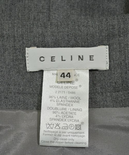 CELINE（セリーヌ）ひざ丈スカート グレー サイズ:44(L位) レディース/2200614938333