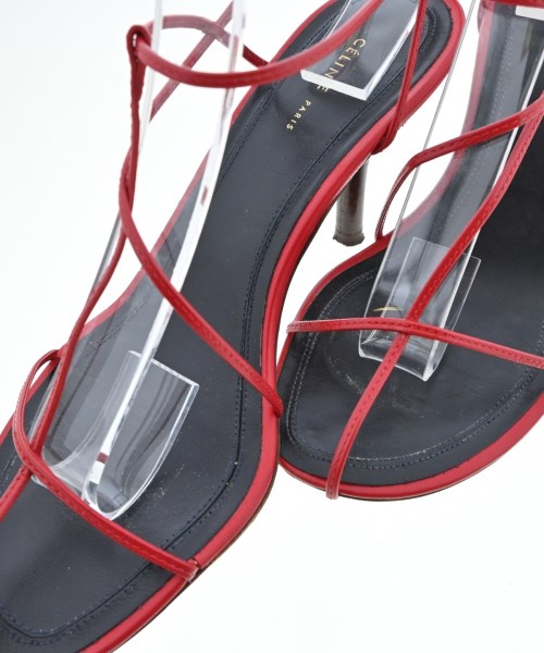 CELINE（セリーヌ）サンダル 赤 サイズ:EU35(21.5cm位) レディース/2200620976206