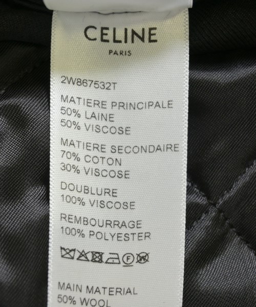 CELINE（セリーヌ）スタジャン 黒 サイズ:50(XL位) メンズ/2200623848043