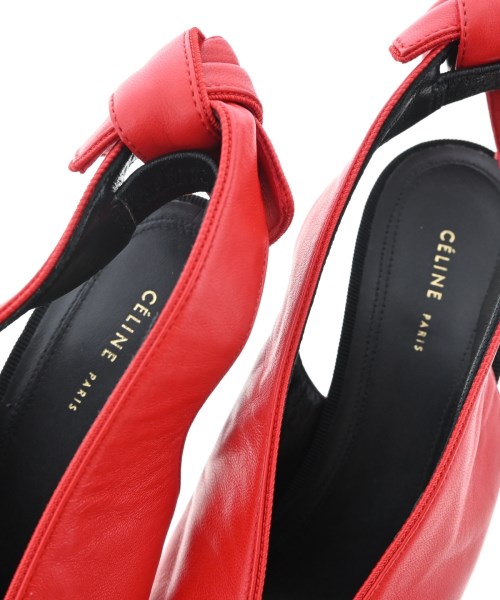 CELINE（セリーヌ）パンプス 赤 サイズ:EU35 1/2(22cm位) レディース/2200623321102