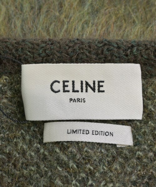 CELINE（セリーヌ）カーディガン カーキ サイズ:F レディース/2200623897133