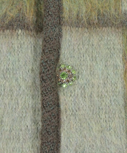 CELINE（セリーヌ）カーディガン カーキ サイズ:F レディース/2200623897133