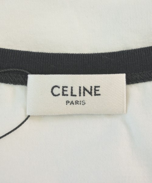 CELINE（セリーヌ）Tシャツ・カットソー 白 サイズ:S メンズ/2200623897140