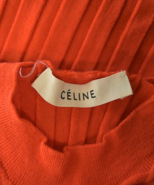 CELINE（セリーヌ）ニット・セーター オレンジ サイズ:XS レディース/2200625708048
