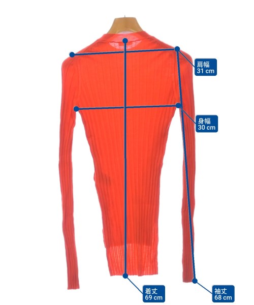 CELINE（セリーヌ）ニット・セーター オレンジ サイズ:XS レディース/2200625708048