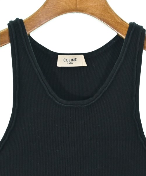 CELINE（セリーヌ）タンクトップ 黒 サイズ:S レディース/2200626104207