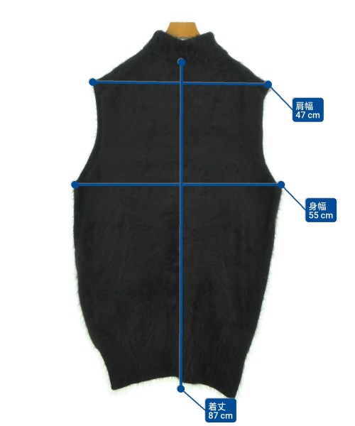 CELINE（セリーヌ）ベスト/ノースリーブ 黒 サイズ:XS レディース/2200614675269