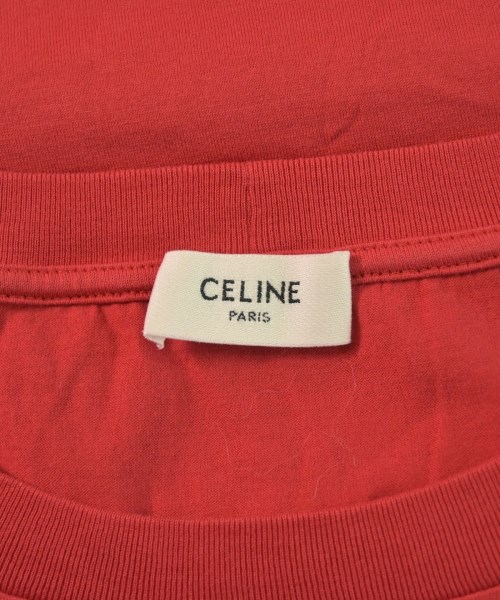 CELINE（セリーヌ）Tシャツ・カットソー 赤 サイズ:XXL メンズ/2200626264123
