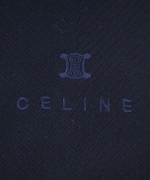 CELINE（セリーヌ）マフラー 紺 サイズ:- メンズ/2200626576035