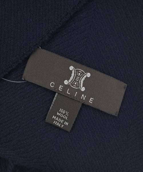 CELINE（セリーヌ）マフラー 紺 サイズ:- メンズ/2200626576035