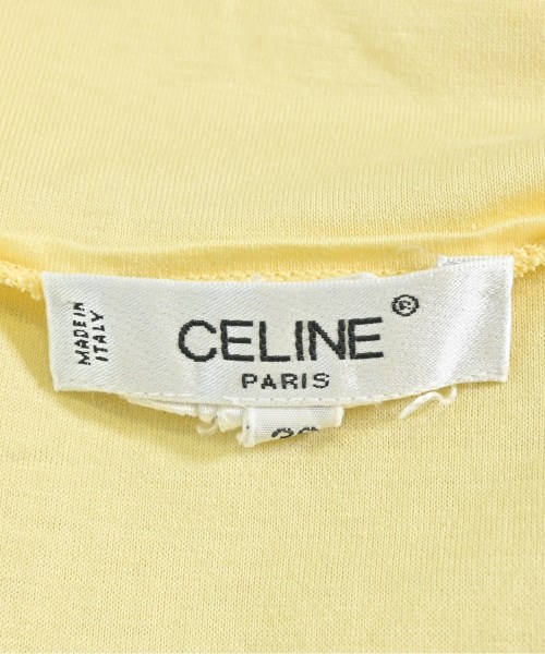 CELINE（セリーヌ）Tシャツ・カットソー 黄 サイズ:38(S位) レディース/2200626618049