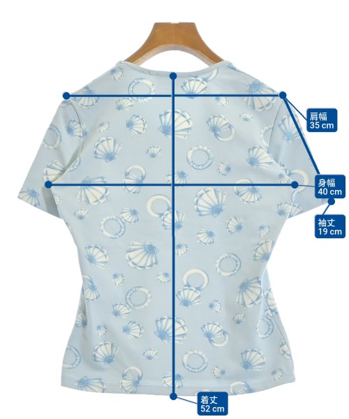 CELINE（セリーヌ）Tシャツ・カットソー 青 サイズ:40(M位) レディース/2200626618056