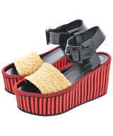 CELINE（セリーヌ）サンダル 赤 サイズ:EU35 1/2(22cm位) レディース/2200626623067