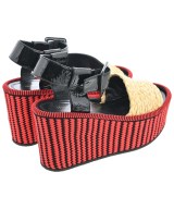 CELINE（セリーヌ）サンダル 赤 サイズ:EU35 1/2(22cm位) レディース/2200626623067