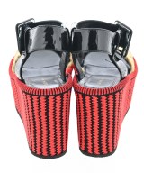 CELINE（セリーヌ）サンダル 赤 サイズ:EU35 1/2(22cm位) レディース/2200626623067