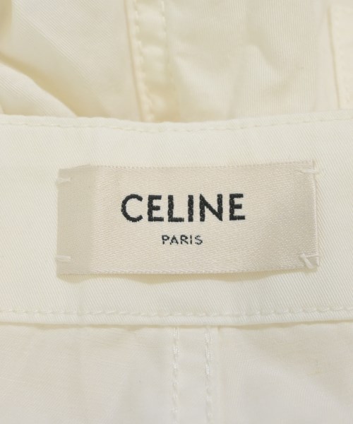CELINE（セリーヌ）カーゴパンツ 白 サイズ:36(XS位) レディース/2200625445042