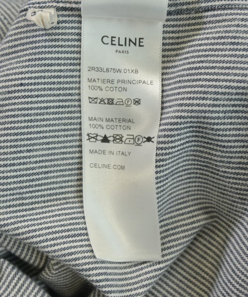 CELINE（セリーヌ）シャツワンピース 紺 サイズ:34(XXS位) レディース/2200625514021