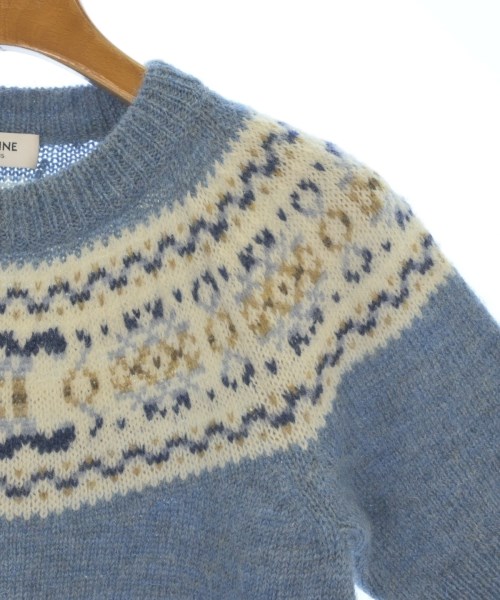 CELINE（セリーヌ）ニット・セーター 青 サイズ:S レディース/2200625514045