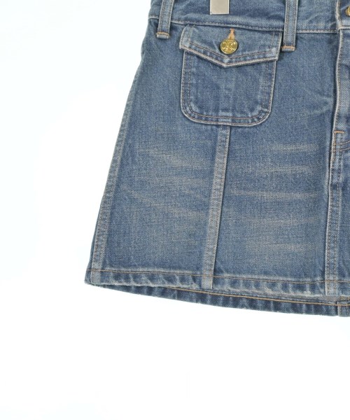 CELINE（セリーヌ）ミニスカート 青 サイズ:27(M位) レディース/2200625514052