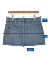 CELINE（セリーヌ）ミニスカート 青 サイズ:27(M位) レディース/2200625514052