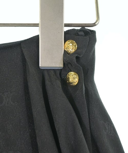 CELINE（セリーヌ）ひざ丈スカート 黒 サイズ:34(XXS位) レディース/2200625514069