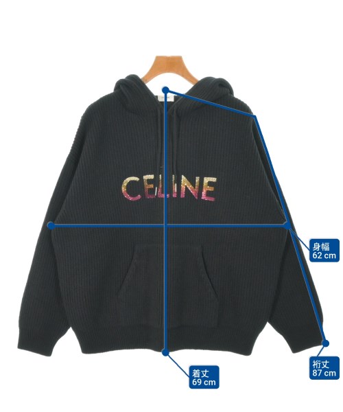 CELINE（セリーヌ）ニット・セーター 黒 サイズ:S メンズ/2200625529018