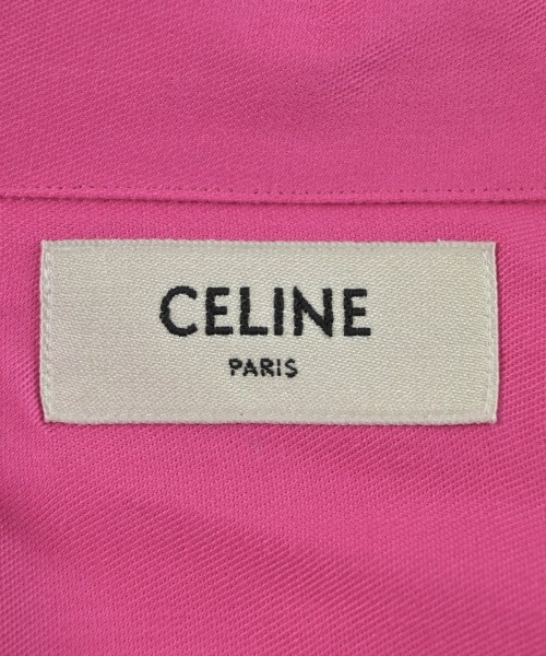 CELINE（セリーヌ）カジュアルシャツ ピンク サイズ:37(XS位) メンズ/2200625529032