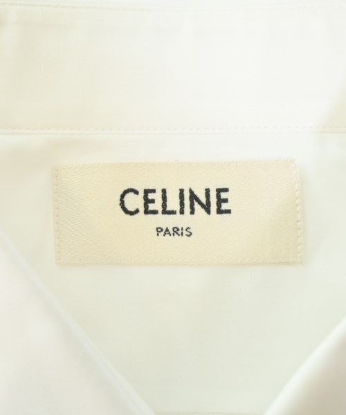 CELINE（セリーヌ）ドレスシャツ 白 サイズ:37(XS位) メンズ/2200625529056