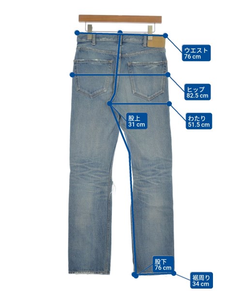 CELINE（セリーヌ）デニムパンツ 青 サイズ:27(XS位) メンズ/2200627145063