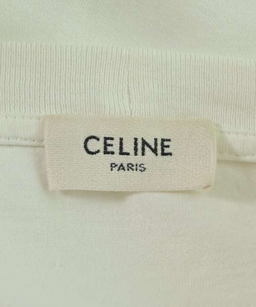 CELINE（セリーヌ）Tシャツ・カットソー 白 サイズ:M メンズ/2200627145070