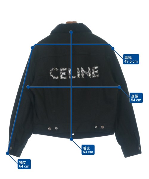 CELINE（セリーヌ）デニムジャケット 黒 サイズ:XS メンズ/2200627146015