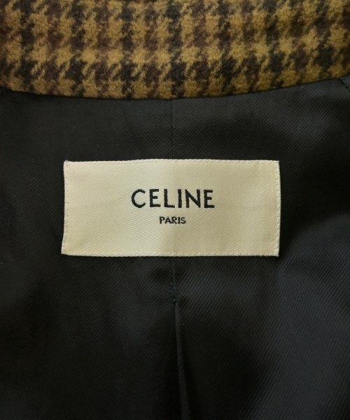 CELINE（セリーヌ）チェスターコート 茶 サイズ:48(L位) メンズ/2200627427015