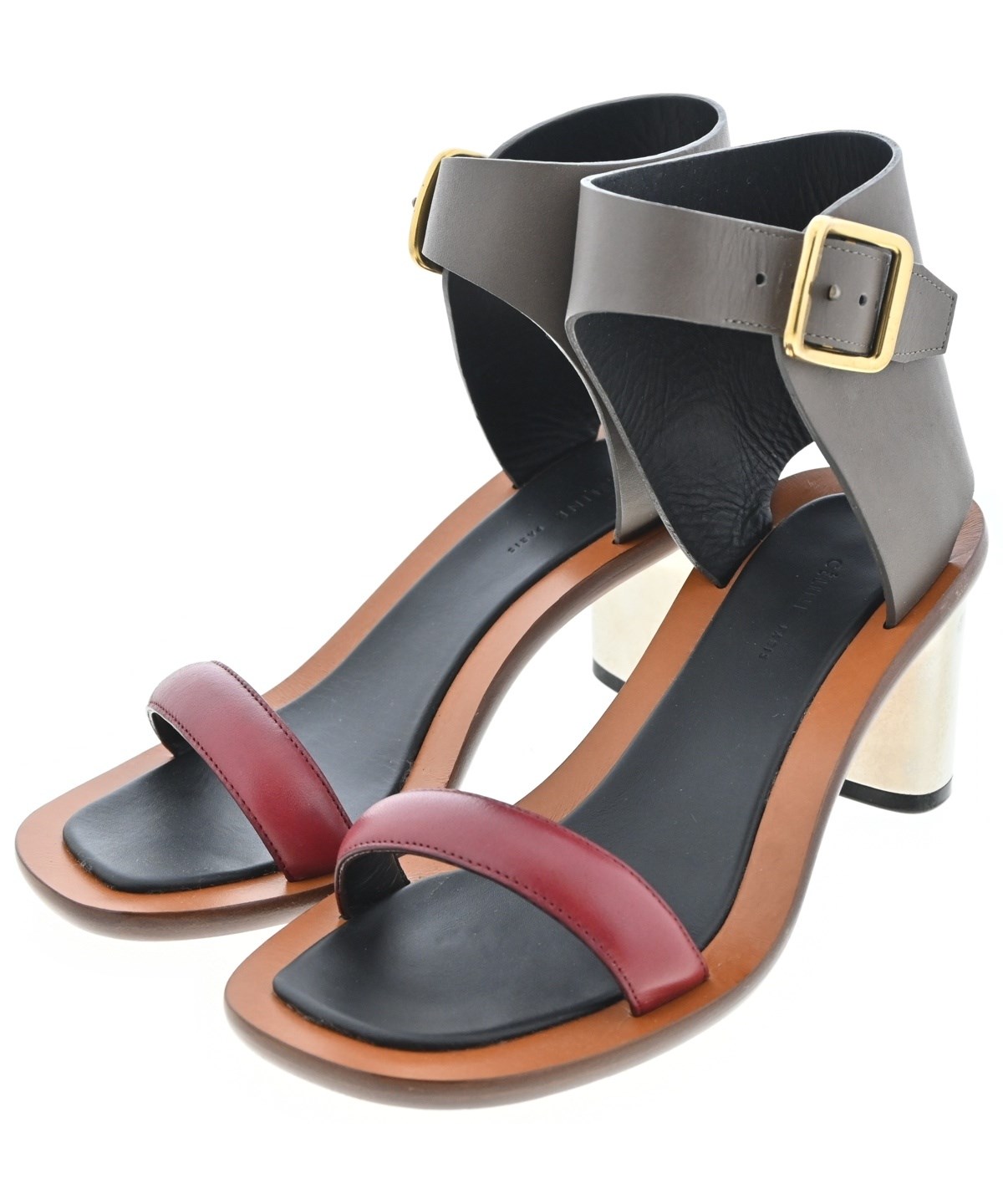 CELINE（セリーヌ）サンダル 茶 サイズ:EU34(20.5cm位) レディース
