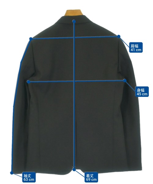 CELINE（セリーヌ）テーラードジャケット 黒 サイズ:44(S位) メンズ/2200625491025