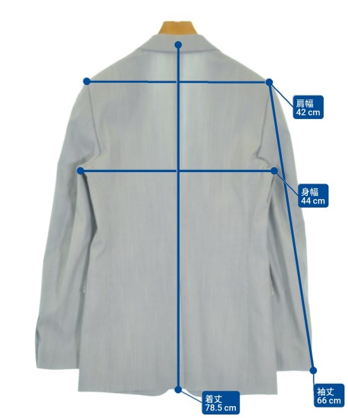 CELINE（セリーヌ）テーラードジャケット 青 サイズ:44(S位) メンズ/2200625491049