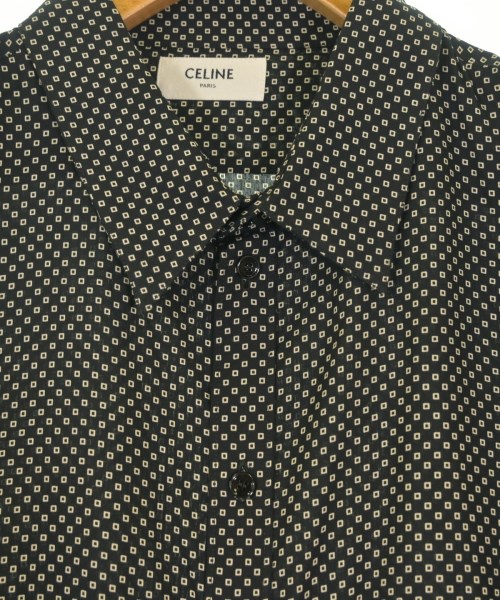 CELINE（セリーヌ）カジュアルシャツ 黒 サイズ:42(XS位) メンズ/2200625491148