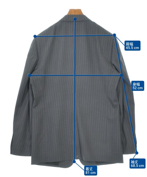 CELINE（セリーヌ）ビジネス グレー サイズ:52(XXL位) メンズ/2200628080028