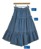 CELINE（セリーヌ）ロング・マキシ丈スカート 紺 サイズ:24(S位) レディース/2200629482043