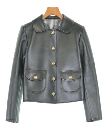 セリーヌ CELINE ジャケット サイズ38 ブラック グレー 2 5691/1546 /043444 レディース 【中古】 CELINE（セリーヌ）ジャケット 黒 サイズ:34(XS位) レディース