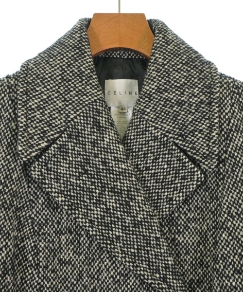 CELINE（セリーヌ）ピーコート 黒 サイズ:44(L位) レディース/2200631966012
