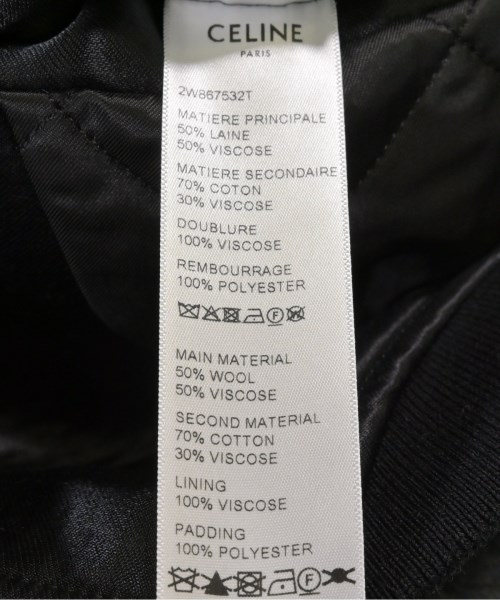 CELINE（セリーヌ）ブルゾン 黒 サイズ:46(M位) メンズ/2200632634019