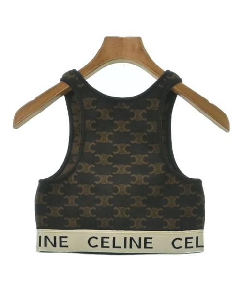 CELINE（セリーヌ）タンクトップ 茶 サイズ:S レディース/2200632837014