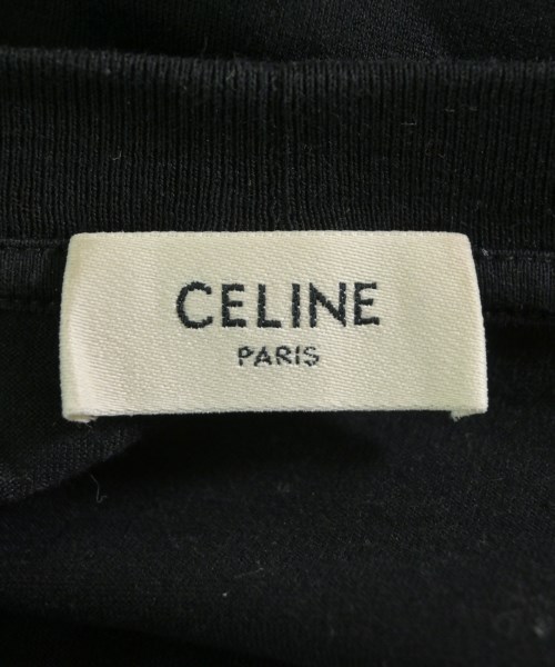 CELINE（セリーヌ）Tシャツ・カットソー 黒 サイズ:M メンズ/2200610040016
