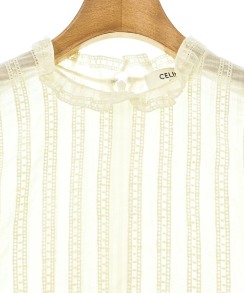 CELINE（セリーヌ）ブラウス 白 サイズ:34(XXS位) レディース/2200606964036